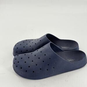 Old Navy Mens Slip On Clogs 10 Navy Blue Comfort